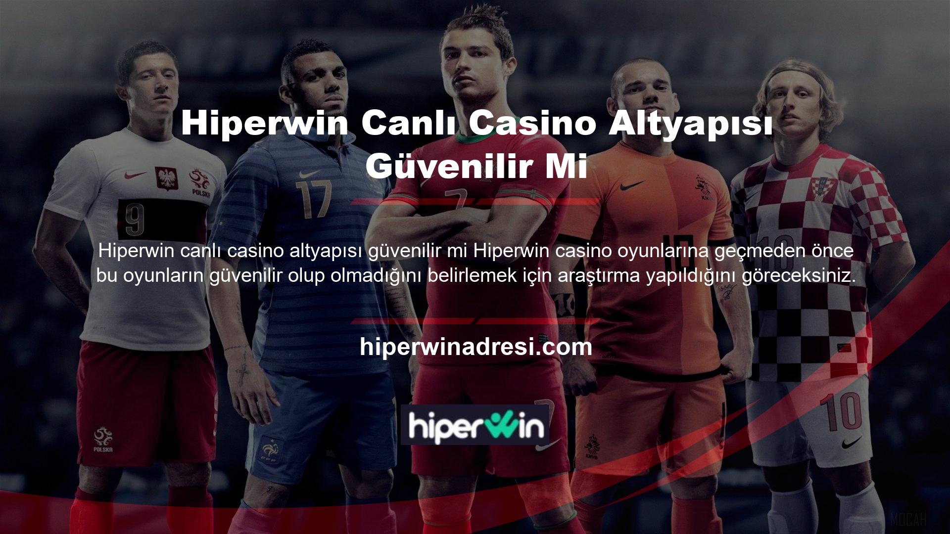 Hiperwin Casino güvenilir mi diye merak edenler için bu sitedeki casino oyunları güvenilirdir