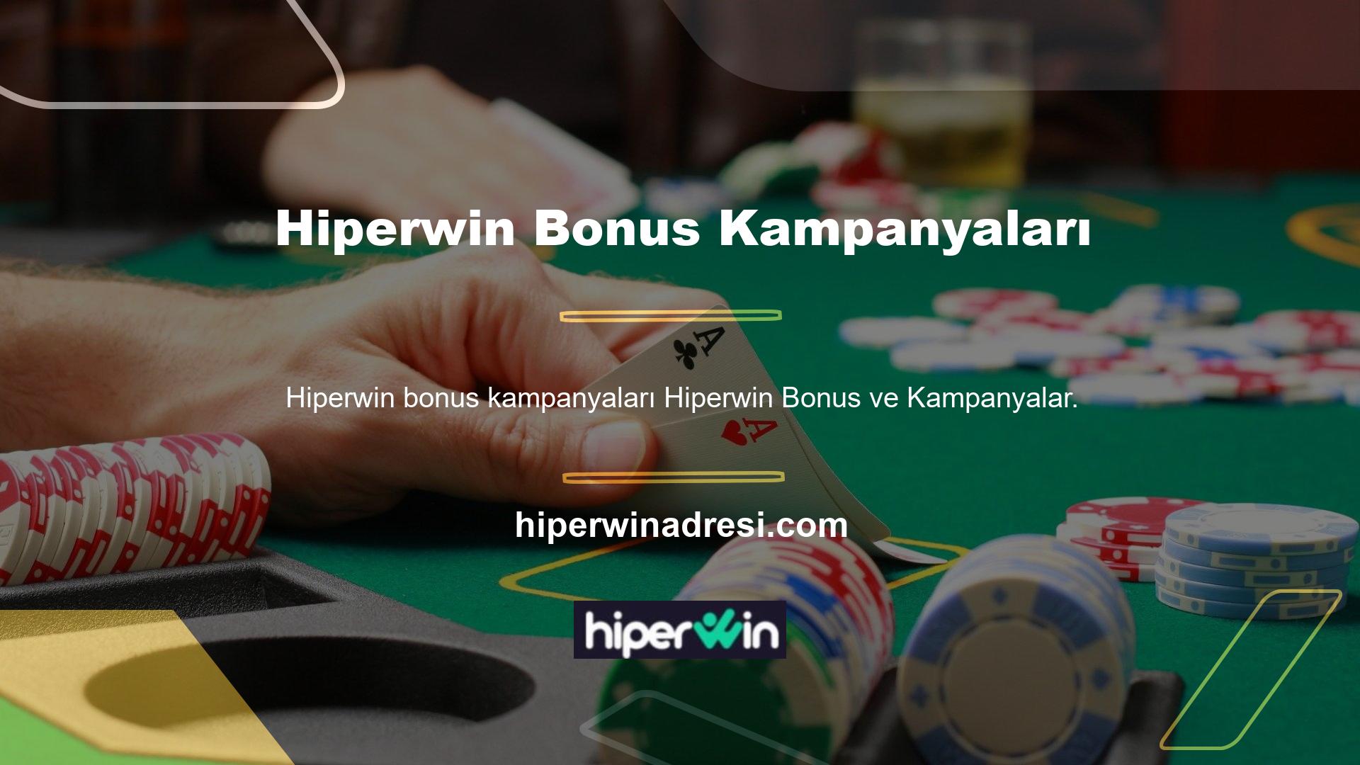 Hiperwin bonusları ve kampanyalarının yanı sıra en meraklı sorunlardan biridir