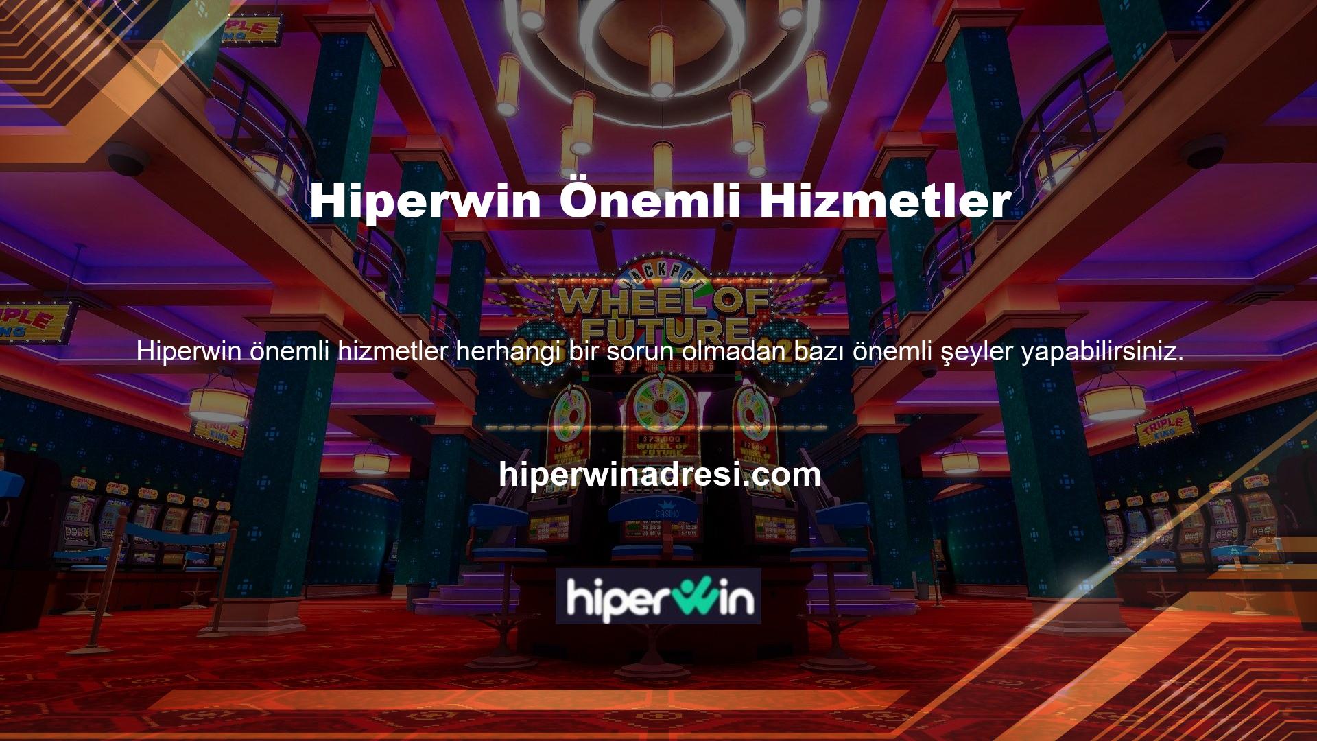 Ana sayfanın sağ üst kısmında Hiperwin kaydolabilirsiniz